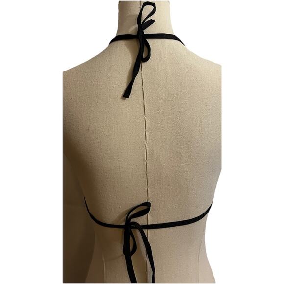 Oneheekini Cheeky Bikini String Swimsuits with Rhinestones, One Size, Black - Picture 8 of 16